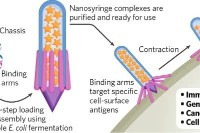 Nature Biopharma Dealmakers figure of the NanoSyrinx platform